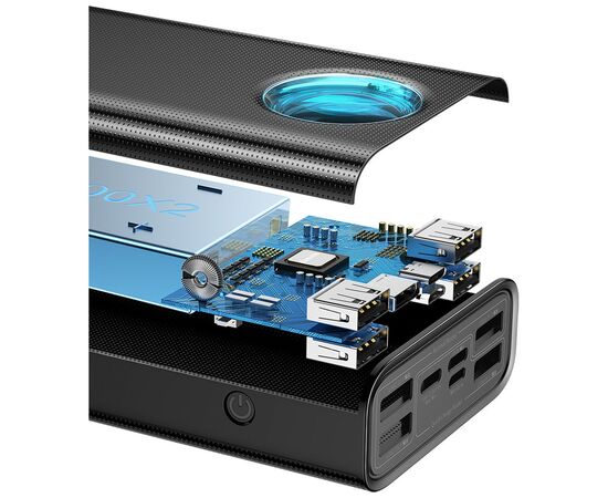 Батарея универсальная Baseus Amblight 30000mAh PD3.0/65W, QC3.0, Type-C, 4*USB (PPLG000101), изображение 5 Батарея универсальная Baseus Amblight 30000mAh PD3.0/65W, QC3.0, Type-C, 4*USB (PPLG000101), изображение 5
