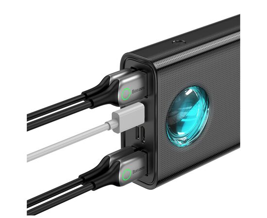 Батарея универсальная Baseus Amblight 30000mAh PD3.0/65W, QC3.0, Type-C, 4*USB (PPLG000101), изображение 6 Батарея универсальная Baseus Amblight 30000mAh PD3.0/65W, QC3.0, Type-C, 4*USB (PPLG000101), изображение 6