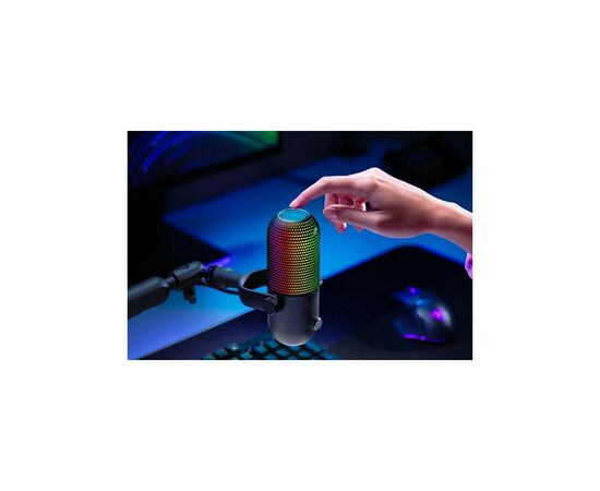 Микрофон Razer Seiren V3 Chroma Quartz (RZ19-05060300-R3M1), изображение 6 Микрофон Razer Seiren V3 Chroma Quartz (RZ19-05060300-R3M1), изображение 6