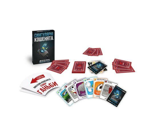Настольная игра Rozum Взрывные котята: Сингулярные котята (дополнение) (810083046372), изображение 2 Настольная игра Rozum Взрывные котята: Сингулярные котята (дополнение) (810083046372), изображение 2