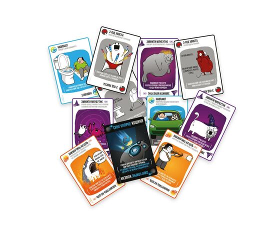 Настольная игра Rozum Взрывные котята: Сингулярные котята (дополнение) (810083046372), изображение 5 Настольная игра Rozum Взрывные котята: Сингулярные котята (дополнение) (810083046372), изображение 5