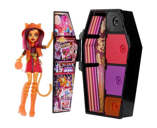 Лялька Monster High Неонові та бомбезні Жахо-секрети Торелай (HNF80)