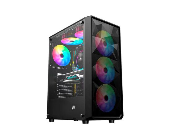 Корпус 1stPlayer FD3-4F2(AP)-BK