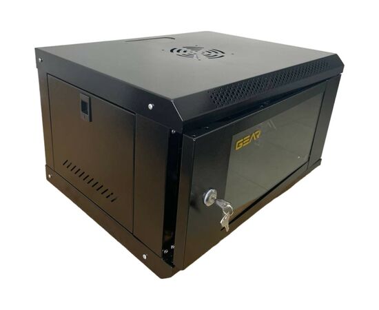Шкаф настенный GEAR 4U 19'' 530x400x240 мм, black (GWMSN-4U)