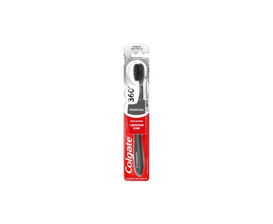 Зубная щетка Colgate 360 Древесный уголь Розовая (2170000000053)