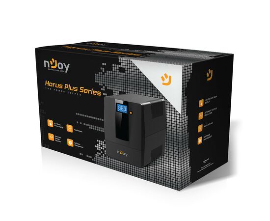 Источник бесперебойного питания nJoy Horus Plus 1500VA USB (PWUP-LI150H1-AZ01B), изображение 6 Источник бесперебойного питания nJoy Horus Plus 1500VA USB (PWUP-LI150H1-AZ01B), изображение 6