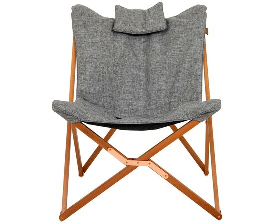 Кресло складное Bo-Camp Bloomsbury L Grey (1200370), изображение 2