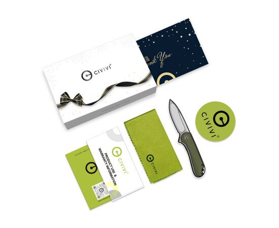 Нож Civivi Elementum II Button Lock + StellarQuill Pen (Комплект) (C23049), изображение 4 Нож Civivi Elementum II Button Lock + StellarQuill Pen (Комплект) (C23049), изображение 4