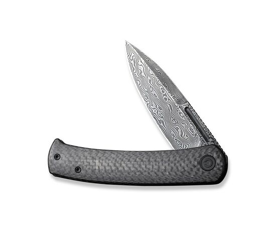 Ніж Civivi Caetus Damascus Blade Carbon Fiber (C21025CDS1), зображення 4 Ніж Civivi Caetus Damascus Blade Carbon Fiber (C21025CDS1), зображення 4