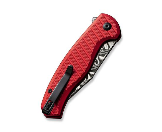 Нож Civivi Stormhowl Damascus Red Aluminum (C23040B-DS1), изображение 6 Нож Civivi Stormhowl Damascus Red Aluminum (C23040B-DS1), изображение 6