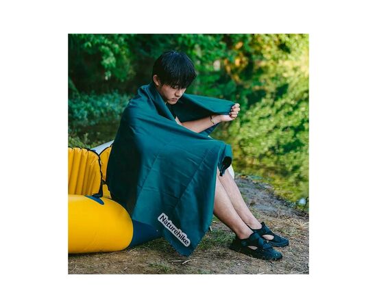 Полотенце Naturehike CNK2300SS010 швидковисихаючий 156 х 80 темно-зелений (6976023925467), изображение 2 Полотенце Naturehike CNK2300SS010 швидковисихаючий 156 х 80 темно-зелений (6976023925467), изображение 2