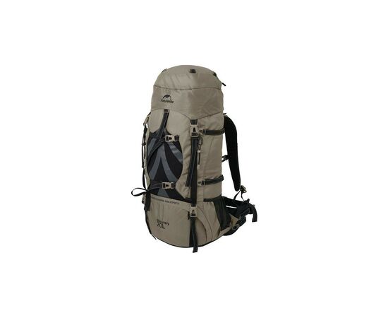 Рюкзак туристический Naturehike NH70B070-B 70 л + 5 л світло-коричневий (6975641887461)