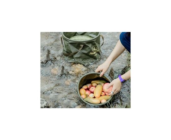 Відро складне Naturehike ПВХ NH20SJ040 20 л світло-коричневий (6927595764633), зображення 3 Відро складне Naturehike ПВХ NH20SJ040 20 л світло-коричневий (6927595764633), зображення 3