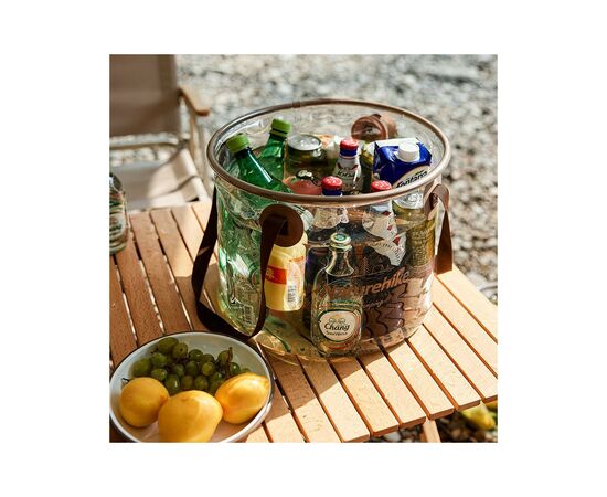 Відро складне Naturehike ПВХ NH20SJ040 20л прозорий (6975641886747), зображення 5