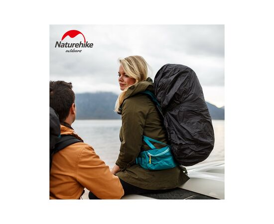 Чехол для рюкзака Naturehike NH19PJ041 35-45 л чорний (6927595739389), изображение 5 Чехол для рюкзака Naturehike NH19PJ041 35-45 л чорний (6927595739389), изображение 5