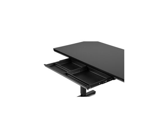 Компьютерный стол Barsky StandUp black glass 1200*600 (BST-11new), изображение 2 Компьютерный стол Barsky StandUp black glass 1200*600 (BST-11new), изображение 2