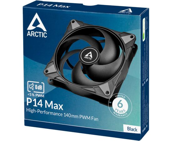 Кулер до корпусу Arctic P14 MAX (ACFAN00287A), зображення 4 Кулер до корпусу Arctic P14 MAX (ACFAN00287A), зображення 4