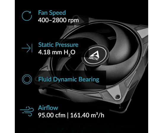 Кулер до корпусу Arctic P14 MAX (ACFAN00287A), зображення 5 Кулер до корпусу Arctic P14 MAX (ACFAN00287A), зображення 5