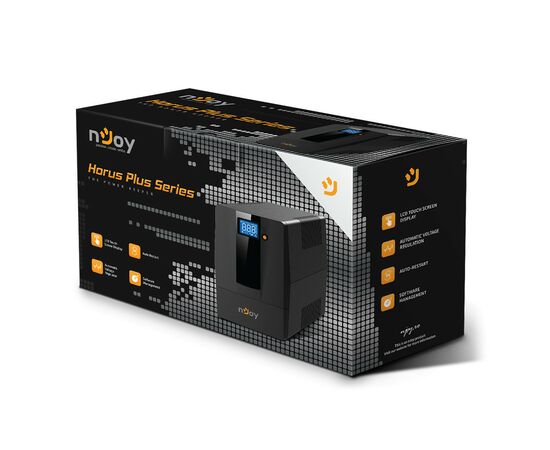 Источник бесперебойного питания nJoy Horus Plus 800 USB (PWUP-LI080H1-AZ01B), изображение 6 Источник бесперебойного питания nJoy Horus Plus 800 USB (PWUP-LI080H1-AZ01B), изображение 6