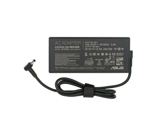 Блок питания к ноутбуку ASUS 240W, 20V, 12A, разъем 6.0/3.7(pin inside), Slim-корпус (A40386), изображение 2 Блок питания к ноутбуку ASUS 240W, 20V, 12A, разъем 6.0/3.7(pin inside), Slim-корпус (A40386), изображение 2