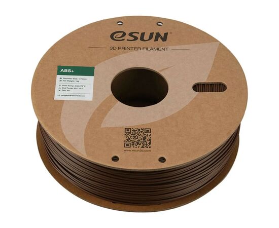 Пластик для 3D-принтера eSUN ABS Plus, 1кг, 1.75мм, brown (ABS+175C1), зображення 2 Пластик для 3D-принтера eSUN ABS Plus, 1кг, 1.75мм, brown (ABS+175C1), зображення 2
