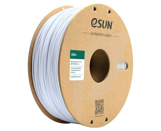 Пластик для 3D-принтера eSUN ABS Plus, 1кг, 1.75мм, cold white (ABS+175CW1)