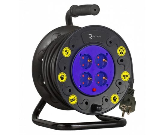Мережевий подовжувач Ritar RT2250-25м (RT2250 -25 м)