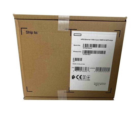 Контроллер HPE Ethernet 10Gb 2-port 562FLR-SFP+ Adpt (727054-B21)