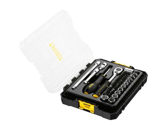 Набір інструментів Stanley FatMax Maxi Drive торцевих 1/4", шестигранний, 48 шт., кейс (FMMT98101-0)
