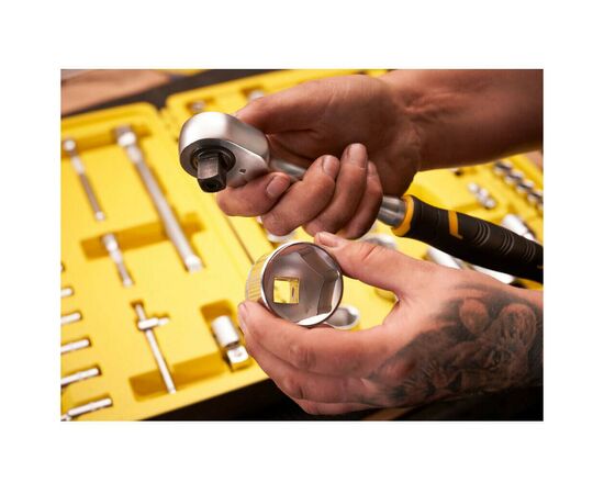 Набор инструментов Stanley FatMax Maxi-Drive торцевых 1/4", 1/2", 81 шт., кейс (FMMT82826-1), изображение 12 Набор инструментов Stanley FatMax Maxi-Drive торцевых 1/4", 1/2", 81 шт., кейс (FMMT82826-1), изображение 12