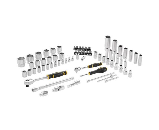 Набор инструментов Stanley FatMax Maxi-Drive торцевых 1/4", 1/2", 81 шт., кейс (FMMT82826-1), изображение 2 Набор инструментов Stanley FatMax Maxi-Drive торцевых 1/4", 1/2", 81 шт., кейс (FMMT82826-1), изображение 2