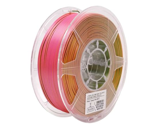 Пластик для 3D-принтера eSUN ePLA-Silk Mystic 1кг, 1.75мм, gold red green (S-MYSTIC175GRG1), изображение 2 Пластик для 3D-принтера eSUN ePLA-Silk Mystic 1кг, 1.75мм, gold red green (S-MYSTIC175GRG1), изображение 2