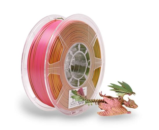 Пластик для 3D-принтера eSUN ePLA-Silk Mystic 1кг, 1.75мм, gold red green (S-MYSTIC175GRG1)