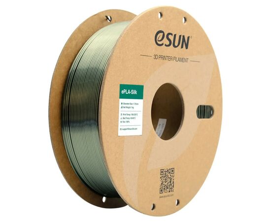 Пластик для 3D-принтера eSUN eSilk-PLA 1кг, 1.75мм, bronze (ESILK-PLA175FB1)