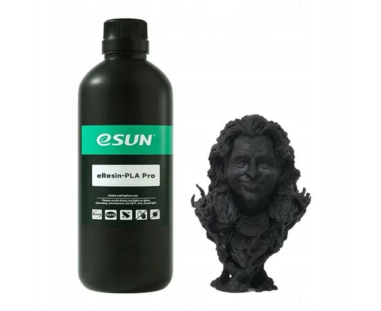 Пластик для 3D-принтера eSUN eResin-PLA Pro, 1кг, black (ERESINPLAPRO-B), изображение 2 Пластик для 3D-принтера eSUN eResin-PLA Pro, 1кг, black (ERESINPLAPRO-B), изображение 2