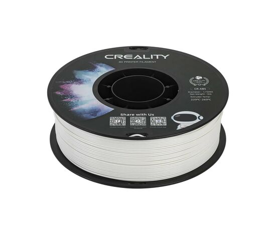 Пластик для 3D-принтера Creality ABS 1кг, 1.75мм, white (3301020031), изображение 3 Пластик для 3D-принтера Creality ABS 1кг, 1.75мм, white (3301020031), изображение 3