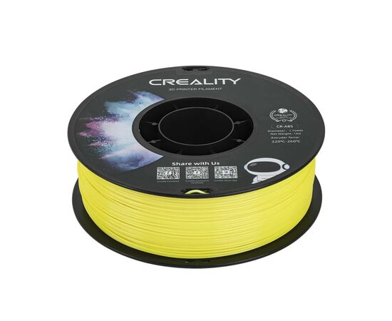 Пластик для 3D-принтера Creality ABS 1кг, 1.75мм, yellow (3301020033), изображение 3 Пластик для 3D-принтера Creality ABS 1кг, 1.75мм, yellow (3301020033), изображение 3