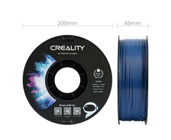 Пластик для 3D-принтера Creality ABS 1кг, 1.75мм, blue (3301020036), изображение 7 Пластик для 3D-принтера Creality ABS 1кг, 1.75мм, blue (3301020036), изображение 7