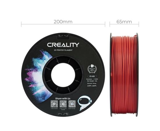 Пластик для 3D-принтера Creality ABS 1кг, 1.75мм, red (3301020032), изображение 6 Пластик для 3D-принтера Creality ABS 1кг, 1.75мм, red (3301020032), изображение 6