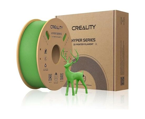 Пластик для 3D-принтера Creality PLA Hyper 1кг, 1.75мм, green (3301010380), изображение 2 Пластик для 3D-принтера Creality PLA Hyper 1кг, 1.75мм, green (3301010380), изображение 2