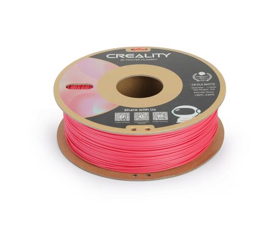Пластик для 3D-принтера Creality PLA matte 1кг, 1.75мм, red strawberry (3301010300), зображення 2 Пластик для 3D-принтера Creality PLA matte 1кг, 1.75мм, red strawberry (3301010300), зображення 2