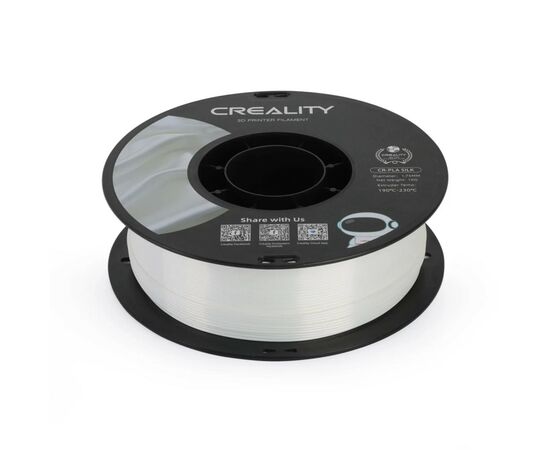 Пластик для 3D-принтера Creality PLA silky shine 1кг, 1.75мм, white (3301120004), изображение 4 Пластик для 3D-принтера Creality PLA silky shine 1кг, 1.75мм, white (3301120004), изображение 4