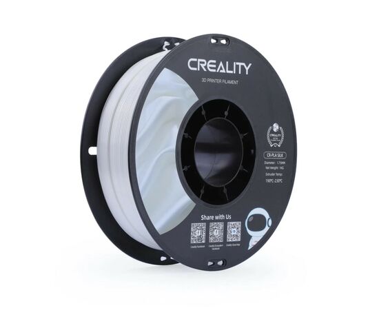 Пластик для 3D-принтера Creality PLA silky shine 1кг, 1.75мм, white (3301120004)