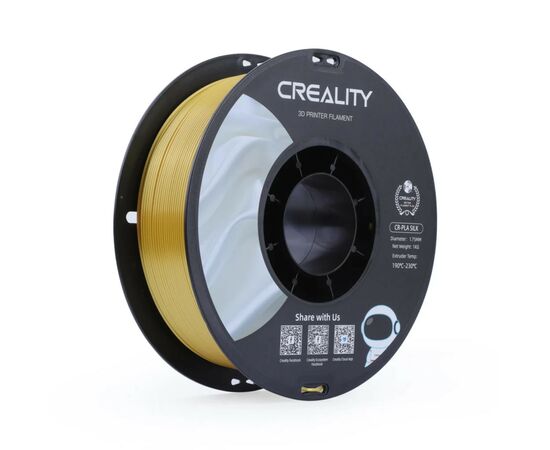 Пластик для 3D-принтера Creality PLA silky shine 1кг, 1.75мм, gold (3301120001)