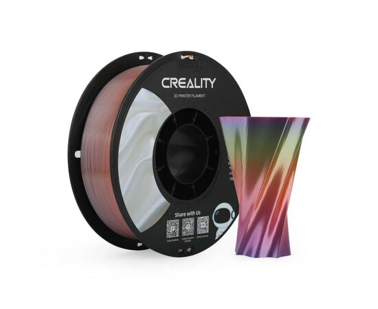 Пластик для 3D-принтера Creality PLA silky shine 1кг, 1.75мм, rainbow (3301120003), изображение 2 Пластик для 3D-принтера Creality PLA silky shine 1кг, 1.75мм, rainbow (3301120003), изображение 2