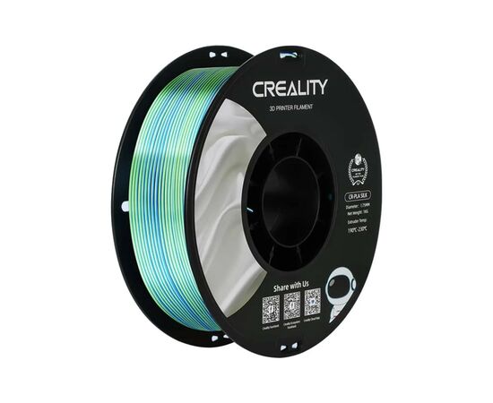 Пластик для 3D-принтера Creality PLA silky shine 1кг, 1.75мм, blue-green (3301120011)