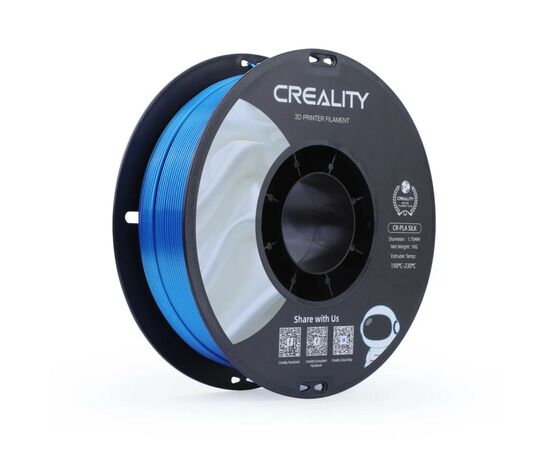 Пластик для 3D-принтера Creality PLA silky shine 1кг, 1.75мм, blue (3301120006)
