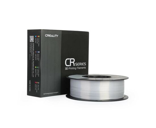 Пластик для 3D-принтера Creality PLA silky shine 1кг, 1.75мм, silver (3301120007), изображение 6 Пластик для 3D-принтера Creality PLA silky shine 1кг, 1.75мм, silver (3301120007), изображение 6