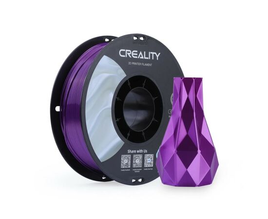 Пластик для 3D-принтера Creality PLA silky shine 1кг, 1.75мм, purple (3301120005), изображение 2 Пластик для 3D-принтера Creality PLA silky shine 1кг, 1.75мм, purple (3301120005), изображение 2