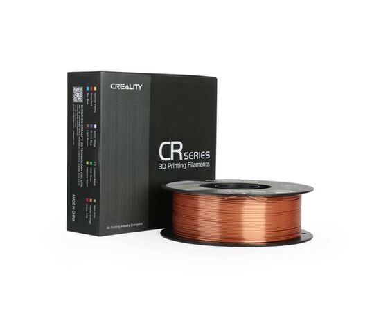 Пластик для 3D-принтера Creality PLA silky shine 1кг, 1.75мм, red copper (3301120002), изображение 6 Пластик для 3D-принтера Creality PLA silky shine 1кг, 1.75мм, red copper (3301120002), изображение 6